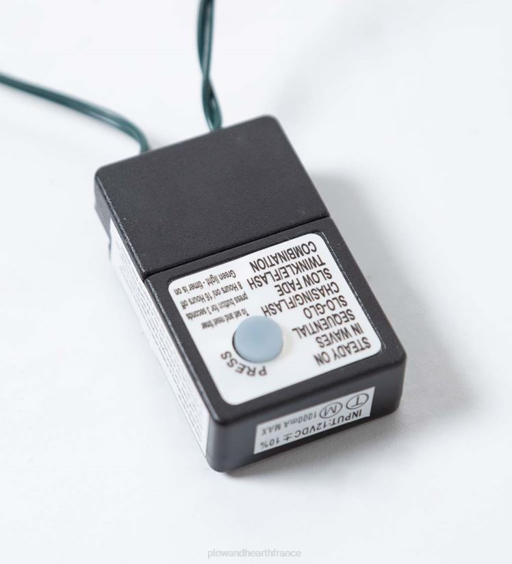 Plow & Hearth saisonniers et cadeaux Sapin de Noël alpin floqué Monte Rosa de 6' avec 150 LED blanc chaud 0BNZ3232