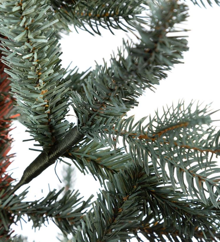 Plow & Hearth saisonniers et cadeaux Sapin de Noël en pin brumeux scintillant, 6'h 0BNZ3231