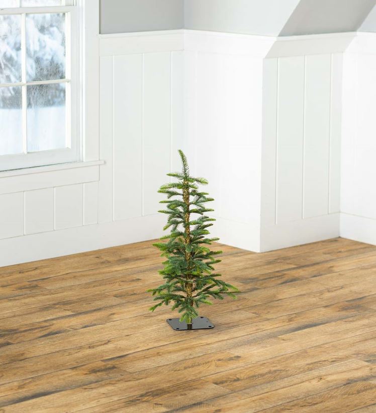 Plow & Hearth saisonniers et cadeaux arbre de table sapin alpin du Monte Rosa 0BNZ2147
