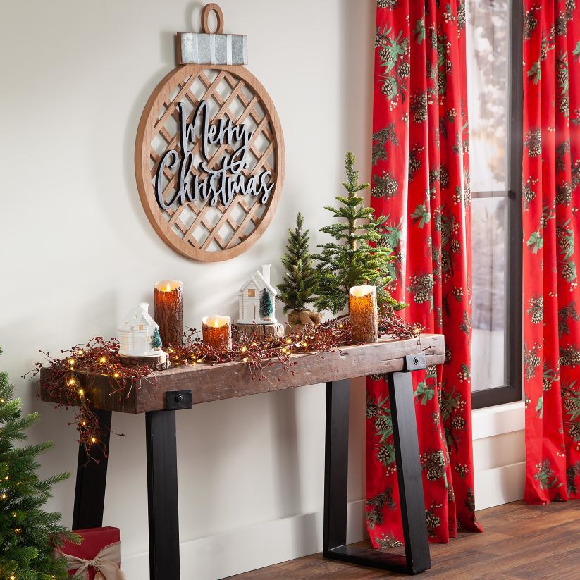 Plow & Hearth saisonniers et cadeaux bougies LED sans flamme avec minuterie, lot de 3 0BNZ2142