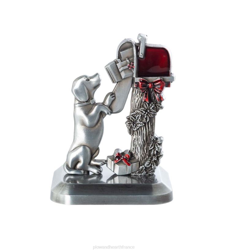 Plow & Hearth saisonniers et cadeaux chien à la boîte aux lettres cintre pour bas de Noël 0BNZ2137