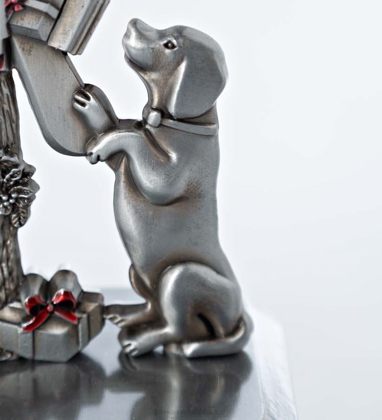 Plow & Hearth saisonniers et cadeaux chien à la boîte aux lettres cintre pour bas de Noël 0BNZ2137