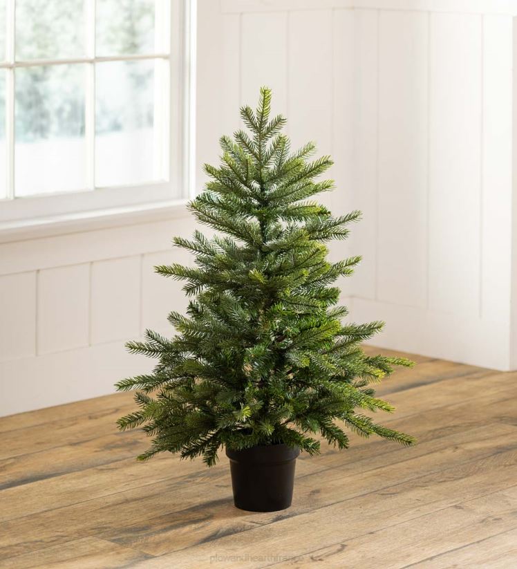 Plow & Hearth saisonniers et cadeaux sapin grandis sapin de Noël en pot 0BNZ2140