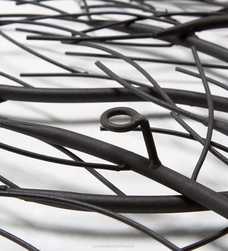 Plow & Hearth saisonniers et cadeaux tableau mural métal et vigne naturelle sept arbres d'hiver 0BNZ2158