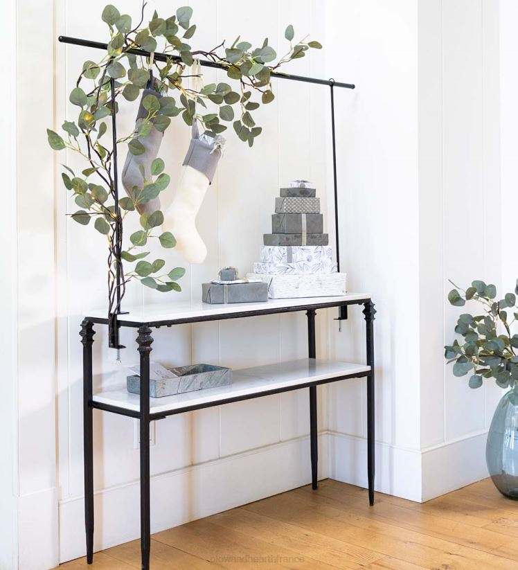 Plow & Hearth saisonniers et cadeaux tige métallique réglable pour décoration de table 0BNZ2138