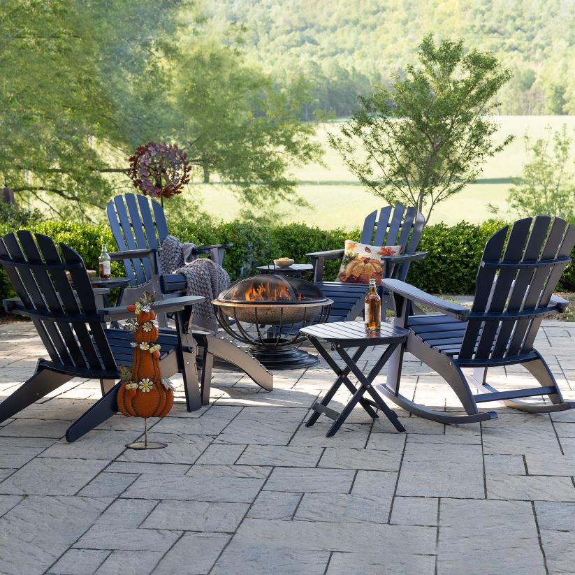 Plow & Hearth saisonniers et cadeaux statue en métal de citrouilles empilées 0BNZ3116