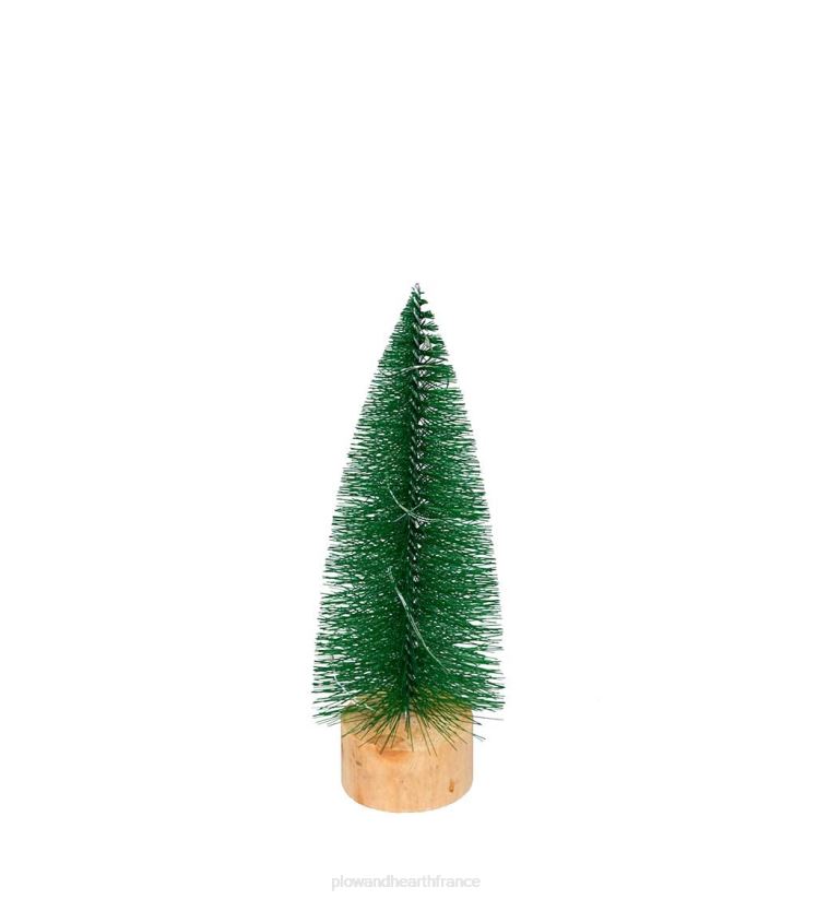 Plow & Hearth saisonniers et cadeaux Arbres à goupillons avec guirlande lumineuse LED, lot de 3 0BNZ2181