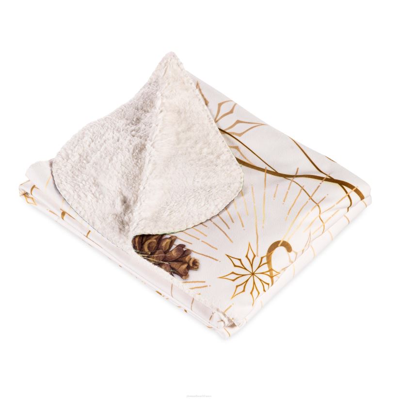 Plow & Hearth saisonniers et cadeaux Jeté polaire sherpa pin des Fêtes 0BNZ2297