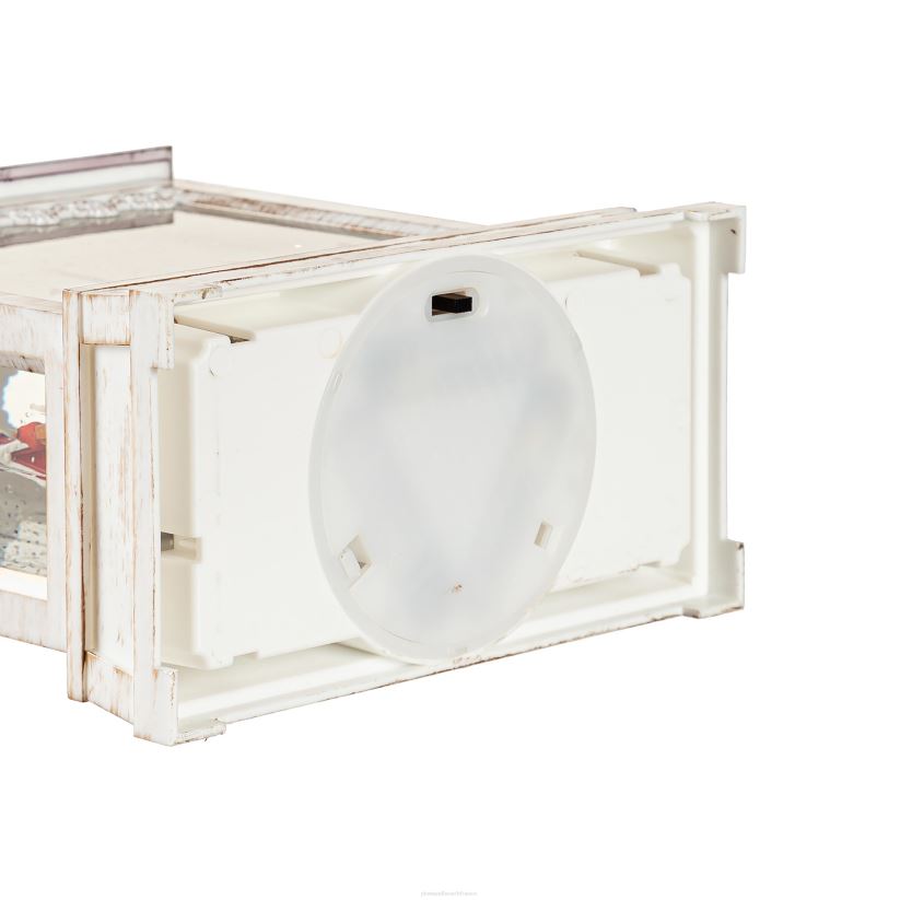 Plow & Hearth saisonniers et cadeaux Lanterne globe d'eau cardinale de noël éclairée avec musique 0BNZ2184