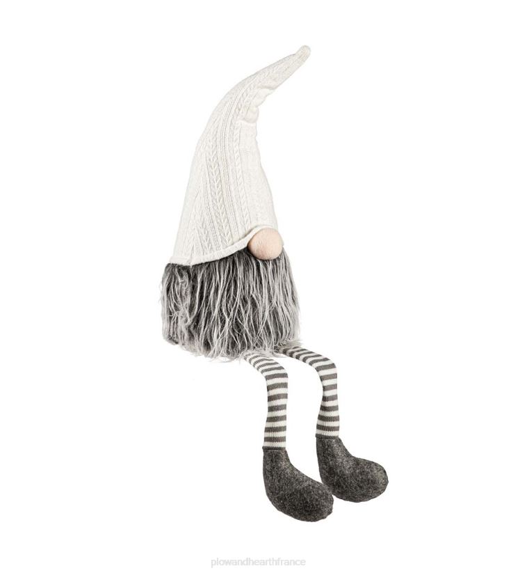 Plow & Hearth saisonniers et cadeaux Nain de Noël éclairé avec jambes pendantes 0BNZ2292