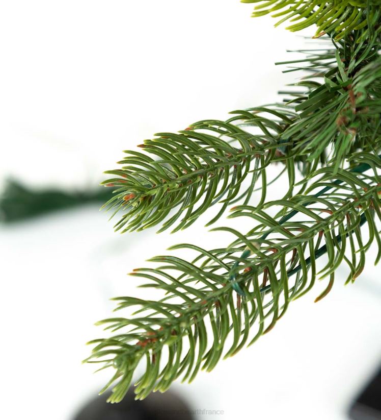 Plow & Hearth saisonniers et cadeaux Sapin de Noël en pin de Keswick avec lumières LED blanc chaud 0BNZ2293