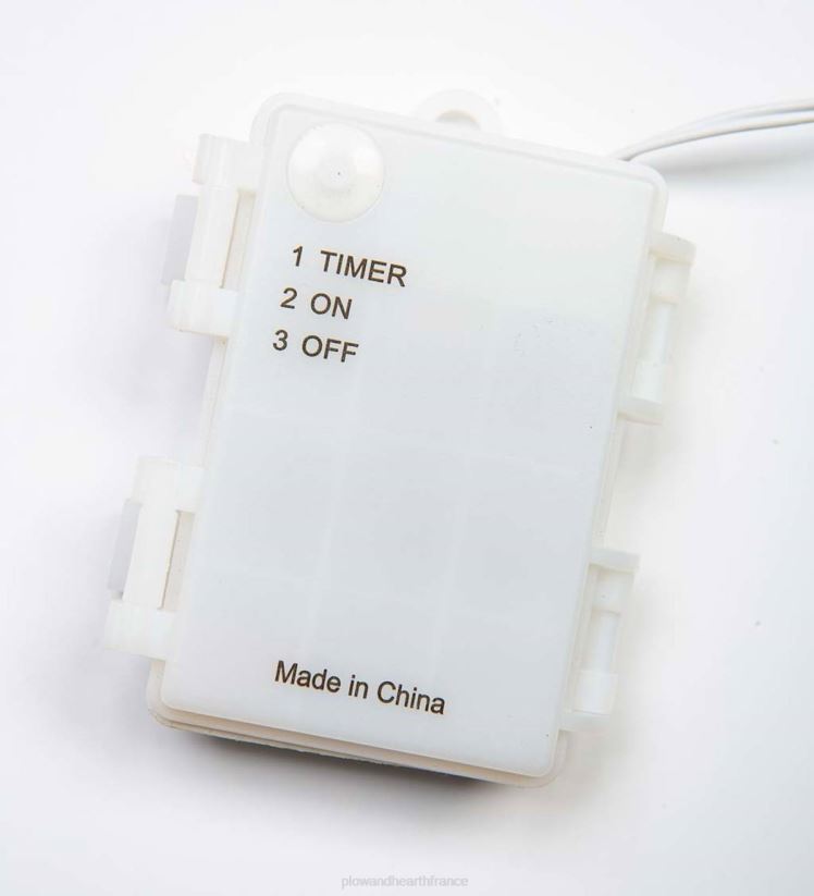 Plow & Hearth saisonniers et cadeaux accent suspendu de flocon de neige de branche de bouleau illuminé - brun 0BNZ2180