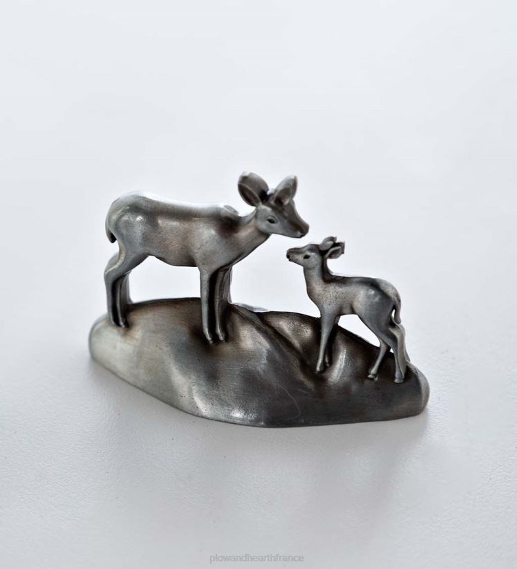 Plow & Hearth saisonniers et cadeaux bonhomme de neige et amis, décorations de vacances en métal, ensemble de 3 0BNZ2166