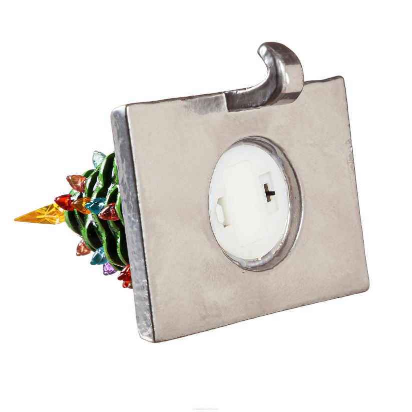 Plow & Hearth saisonniers et cadeaux cintre de bas de Noël en céramique éclairé 0BNZ2236