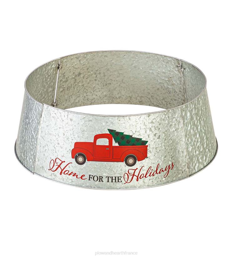 Plow & Hearth saisonniers et cadeaux collier d'arbre de Noël en métal de camion vintage 0BNZ2290