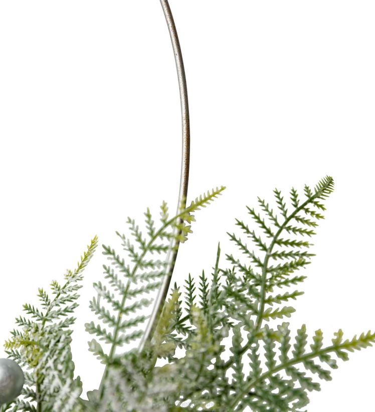 Plow & Hearth saisonniers et cadeaux couronne de vacances éclairée avec des arbres à brosses à bouteilles 0BNZ2173