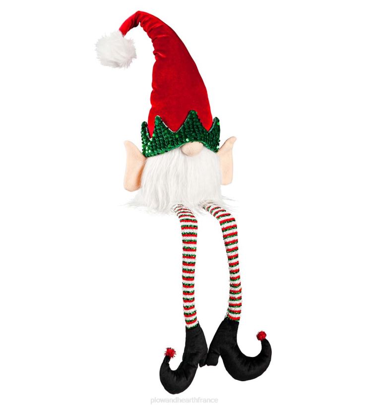Plow & Hearth saisonniers et cadeaux décoration de table elfe gnome éclairé 0BNZ2263