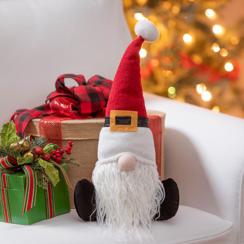 Plow & Hearth saisonniers et cadeaux décoration de table père noël gnome 0BNZ2261