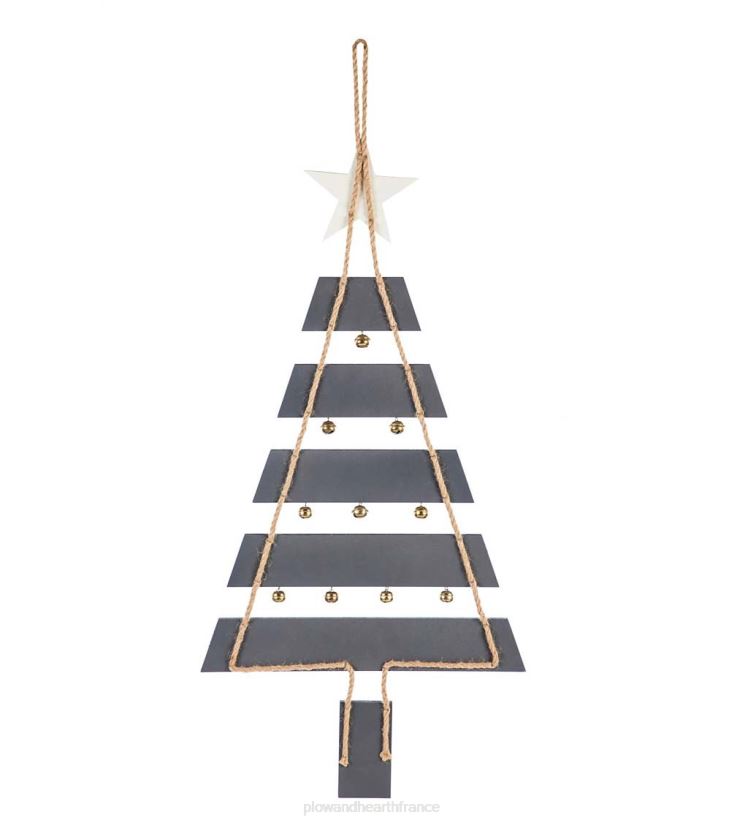 Plow & Hearth saisonniers et cadeaux décoration murale sapin de Noël, lot de 2 0BNZ2306