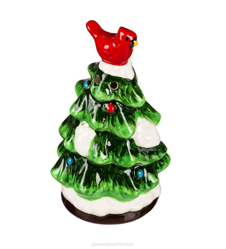 Plow & Hearth saisonniers et cadeaux ensemble salière et poivrière pour sapin de Noël 0BNZ2313