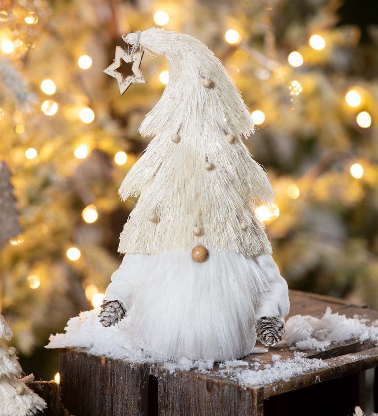 Plow & Hearth saisonniers et cadeaux gnome de Noël d'hiver blanc 0BNZ2277