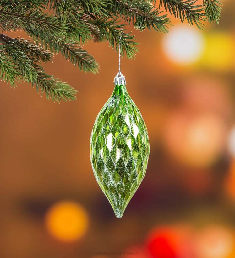 Plow & Hearth saisonniers et cadeaux kit complet de sapin de Noël dans une boîte avec lumières, décorations et sac de rangement 0BNZ2296