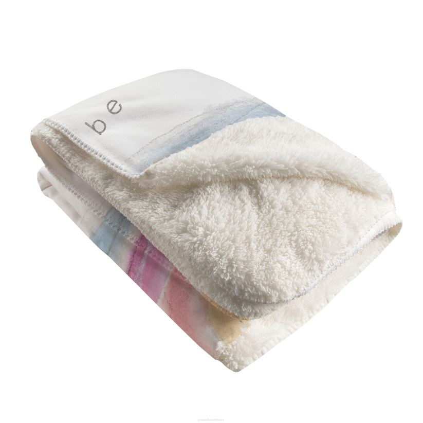 Plow & Hearth saisonniers et cadeaux laisse l'espoir être ton plaid polaire arc-en-ciel 0BNZ2307