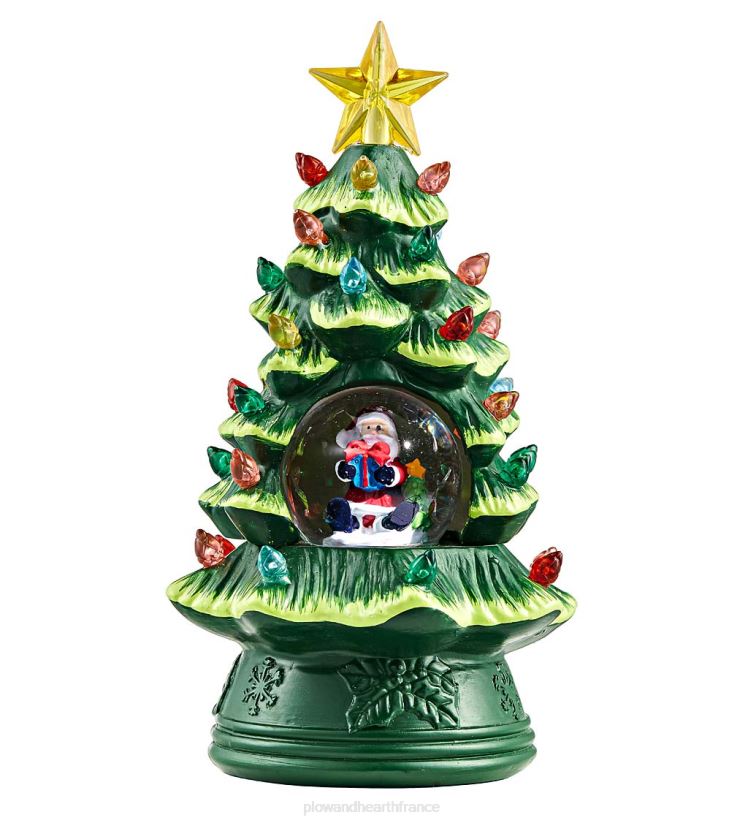 Plow & Hearth saisonniers et cadeaux mini boules à neige LED pour sapin de Noël, lot de 3 0BNZ2272