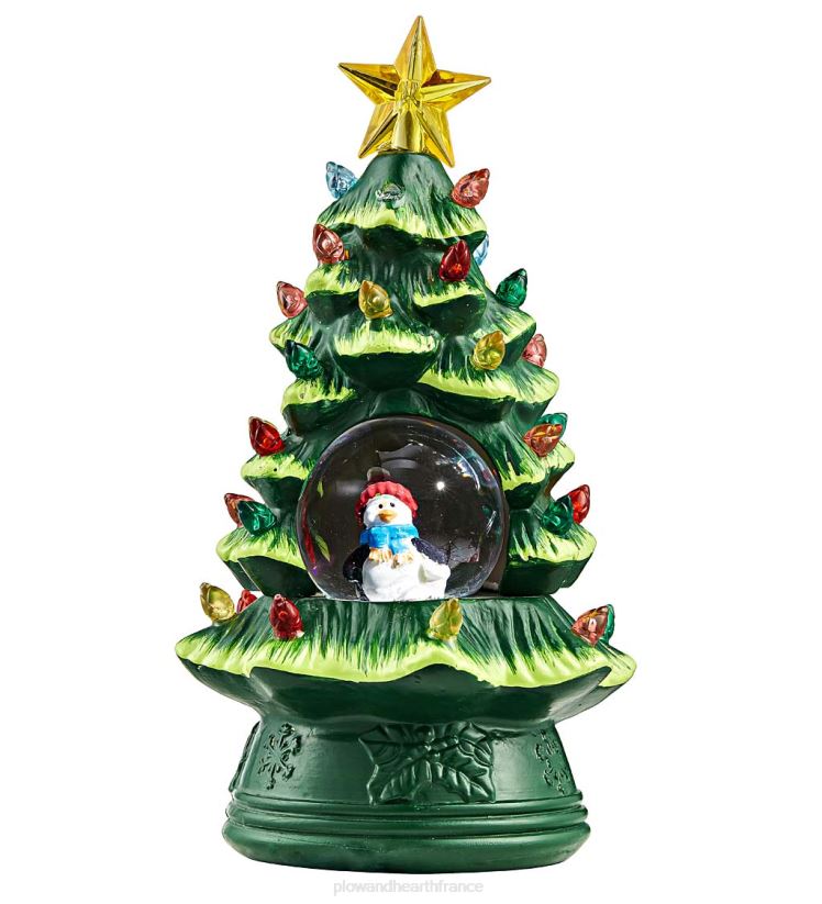 Plow & Hearth saisonniers et cadeaux mini boules à neige LED pour sapin de Noël, lot de 3 0BNZ2272