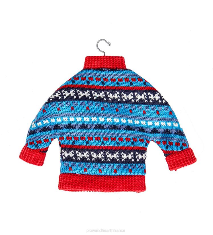 Plow & Hearth saisonniers et cadeaux ornements de pull de vacances, ensemble de 3 0BNZ2238