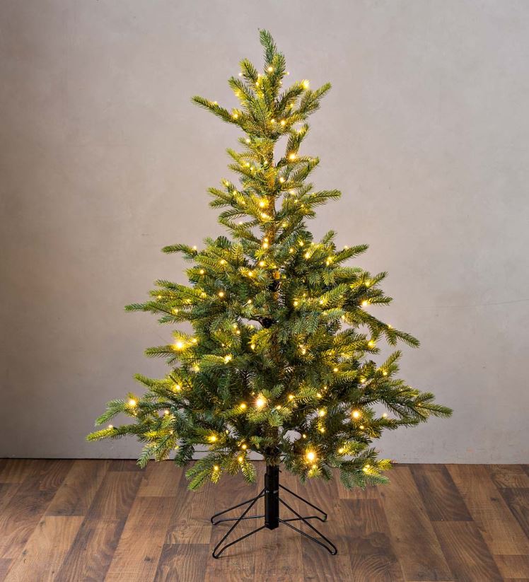 Plow & Hearth saisonniers et cadeaux sapins grandis avec leds blanc chaud 8 fonctions 0BNZ2240
