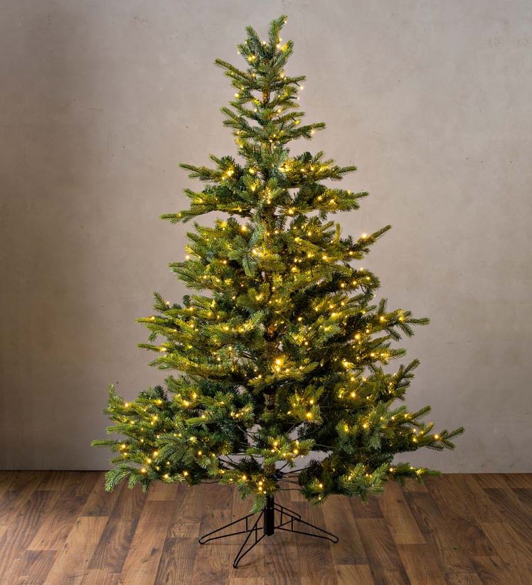 Plow & Hearth saisonniers et cadeaux sapins grandis avec leds blanc chaud 8 fonctions 0BNZ2240