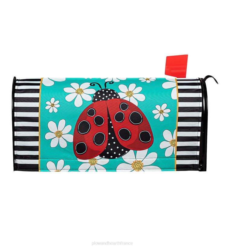 Plow & Hearth saisonniers et cadeaux coccinelle avec marguerites couverture de boîte aux lettres 0BNZ3108