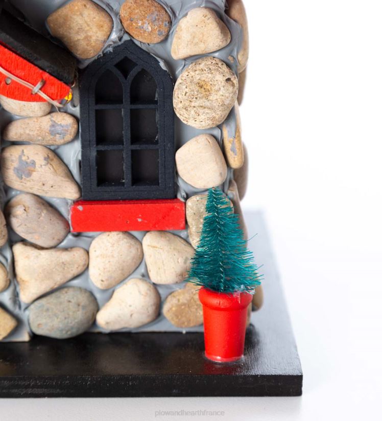 Plow & Hearth saisonniers et cadeaux Nichoir de Noël éclairé 0BNZ3086