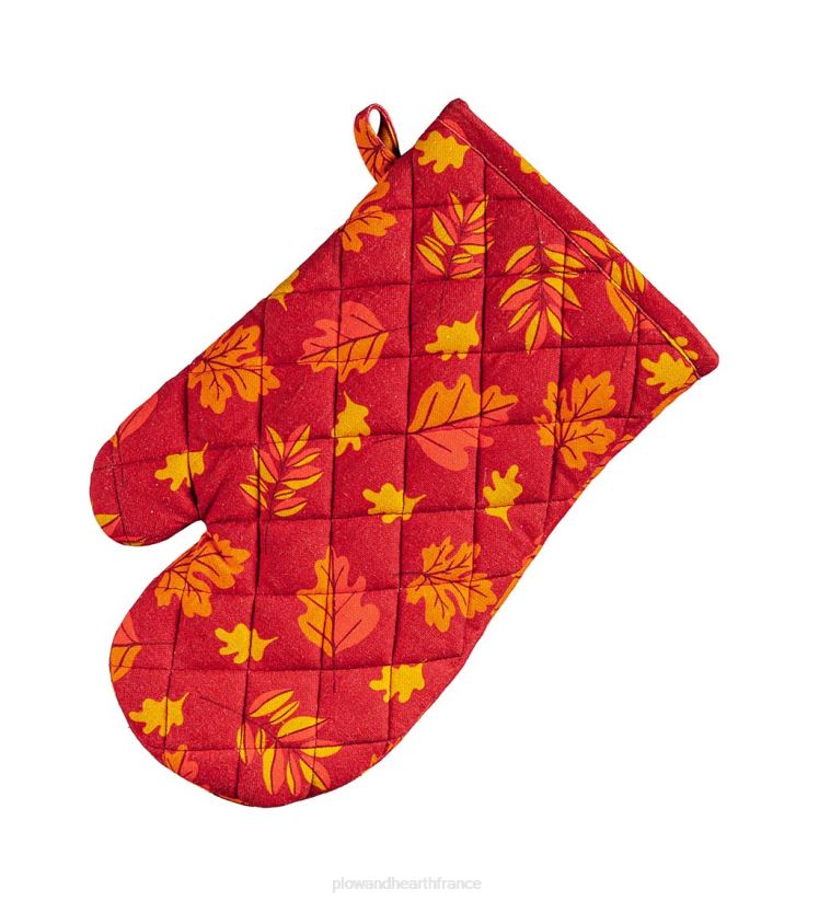 Plow & Hearth saisonniers et cadeaux ensemble de gants de cuisine et maniques saisonniers - dinde 0BNZ3085