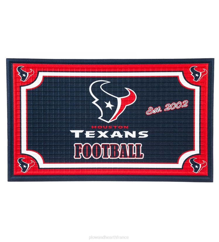 Plow & Hearth saisonniers et cadeaux paillasson en relief intérieur/extérieur nfl team Pride - Houston Texans 0BNZ3091