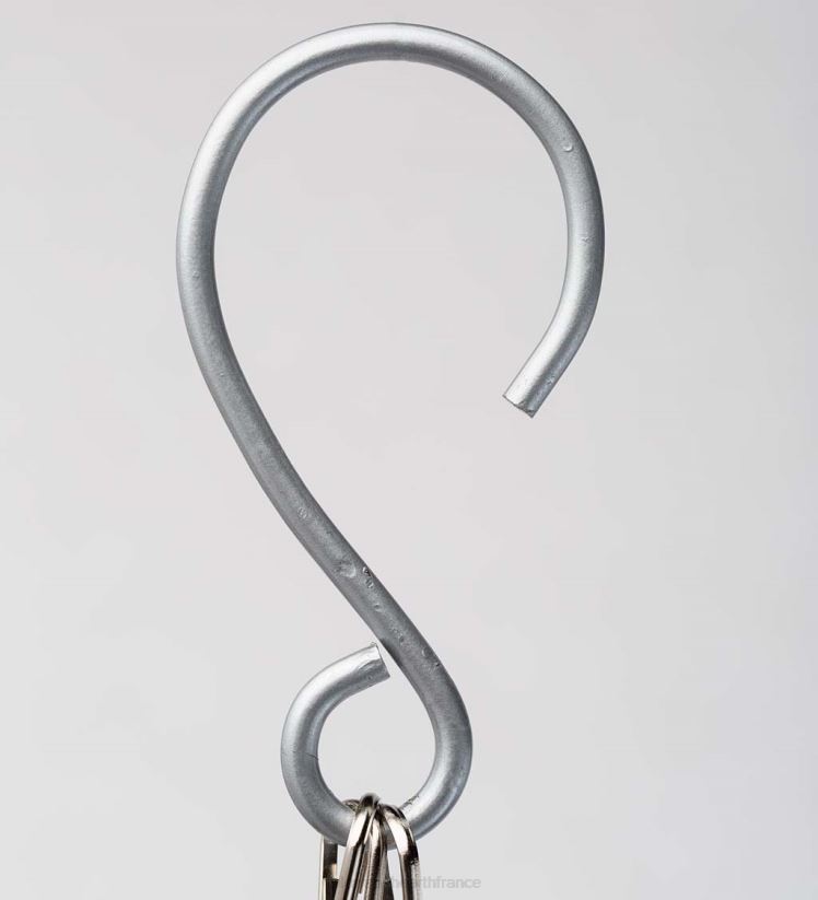 Plow & Hearth saisonniers et cadeaux Lampe solaire en verre irisé à bulles suspendues avec chaîne suspendue de 16 pouces 0BNZ3153