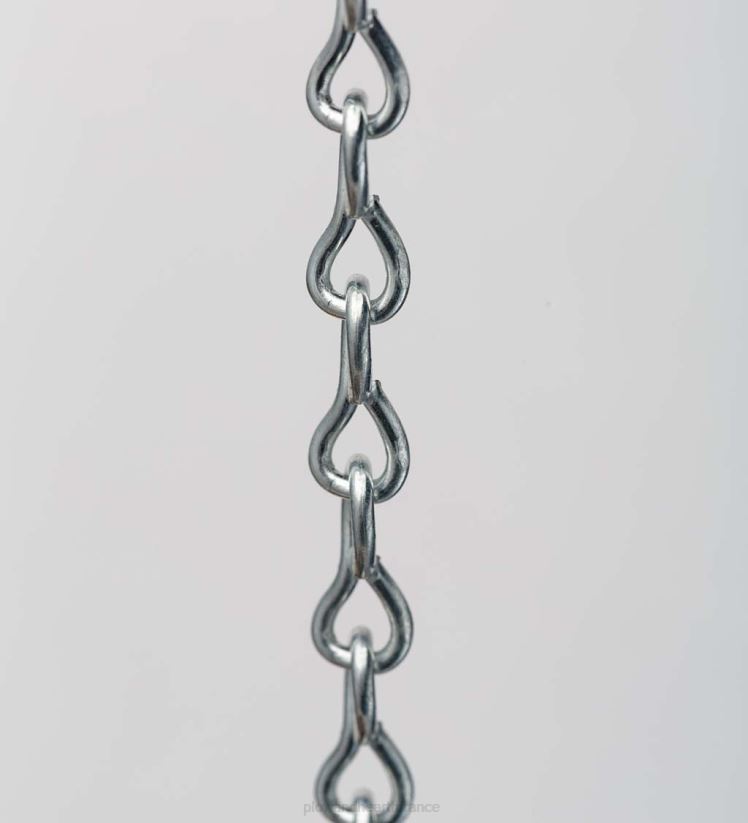 Plow & Hearth saisonniers et cadeaux Lampe solaire ovale en verre irisé avec chaîne suspendue de 16