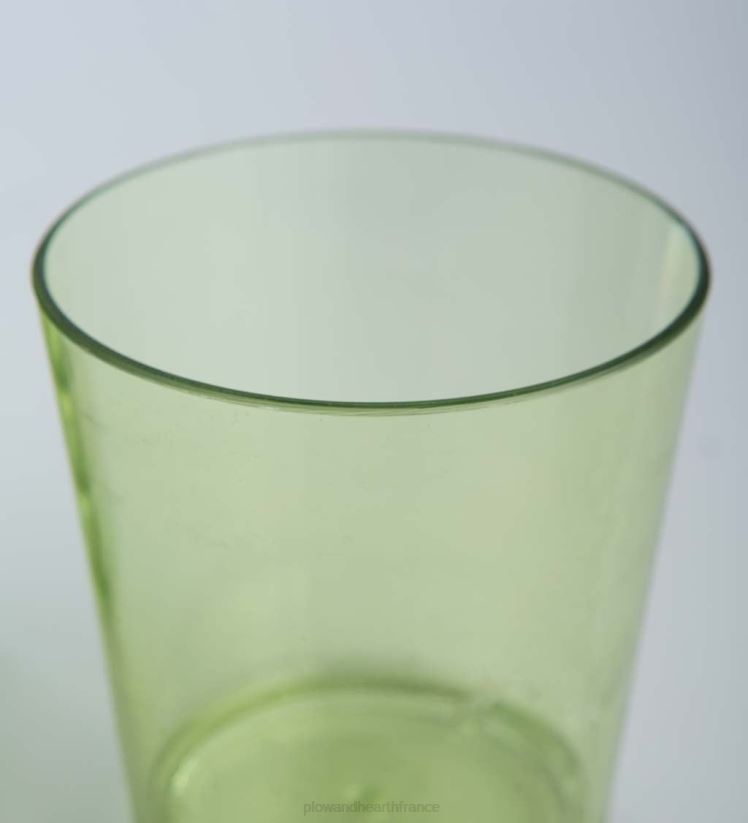 Plow & Hearth saisonniers et cadeaux acrylique vert mousse court 15 oz. gobelets, lot de 6 0BNZ3147