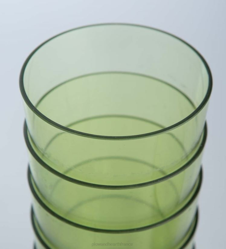 Plow & Hearth saisonniers et cadeaux acrylique vert mousse grand 20 oz. gobelets, lot de 6 0BNZ3204