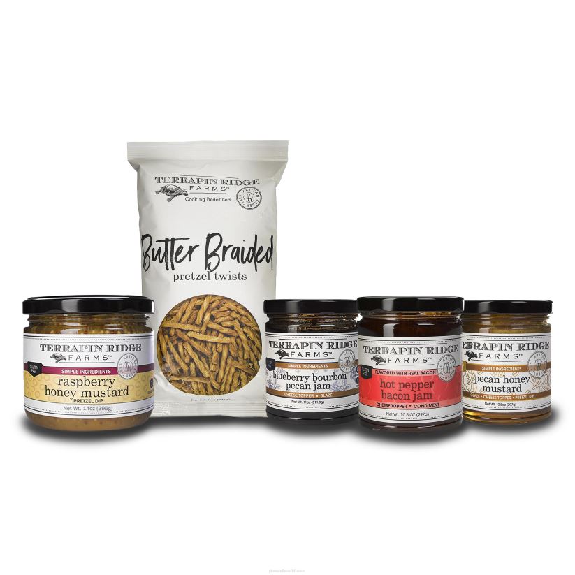 Plow & Hearth saisonniers et cadeaux Échantillonneur à tartiner de favoris festifs fabriqué aux États-Unis 0BNZ3017