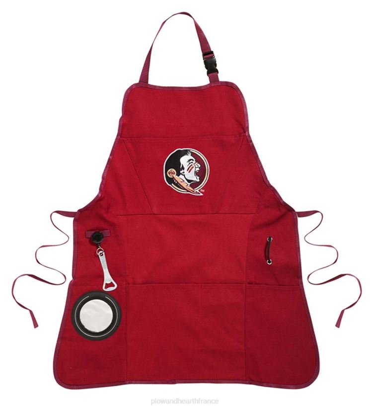 Plow & Hearth saisonniers et cadeaux tablier de grillade/cuisine de fierté d'équipe d'université de toile de coton de luxe - texas a & m 0BNZ3025