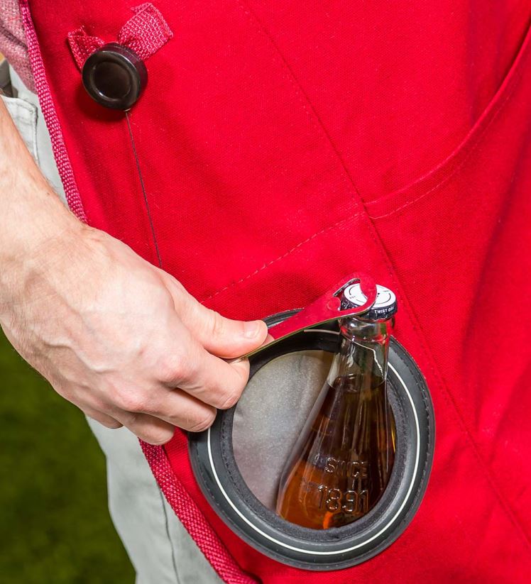 Plow & Hearth saisonniers et cadeaux tablier de grillade/cuisine de fierté d'équipe d'université de toile de coton de luxe - texas a & m 0BNZ3025