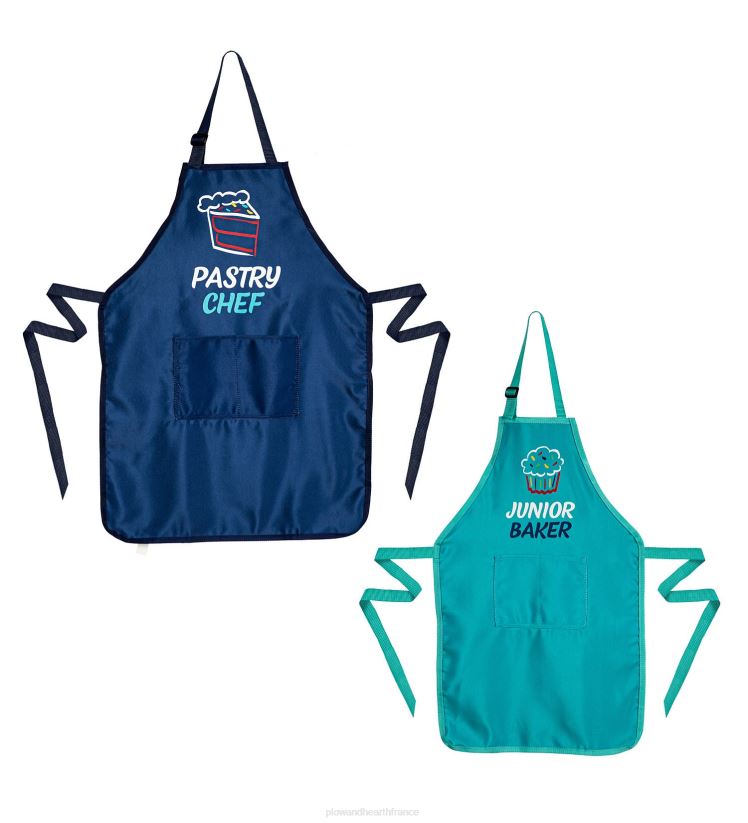 Plow & Hearth saisonniers et cadeaux tabliers maman et moi, lot de 2 - pâtissier & boulanger junior 0BNZ3002