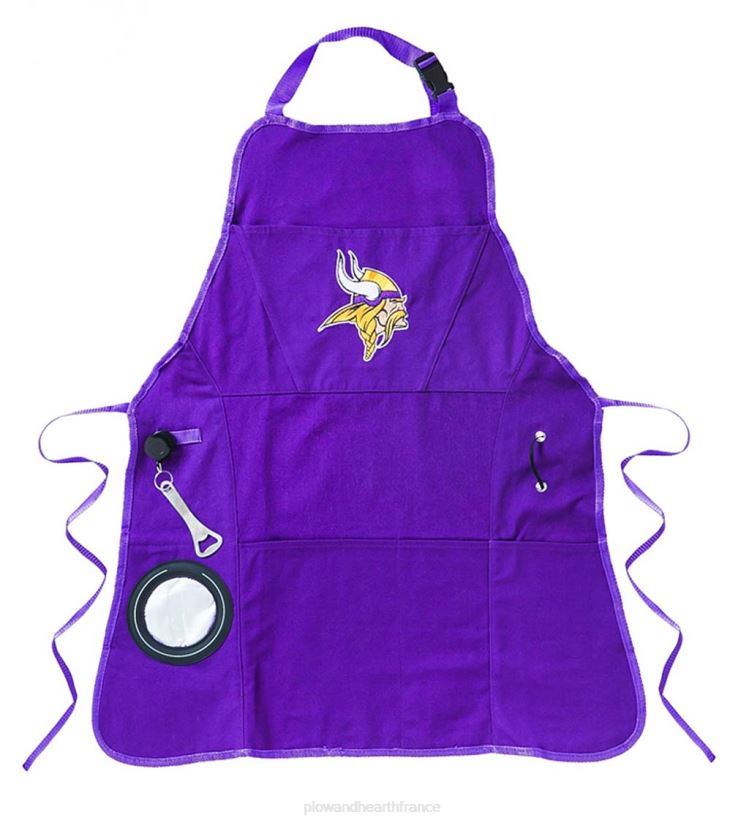 Plow & Hearth saisonniers et cadeaux toile de coton de luxe nfl team Pride grillades/tablier de cuisine - ours de Chicago 0BNZ2988