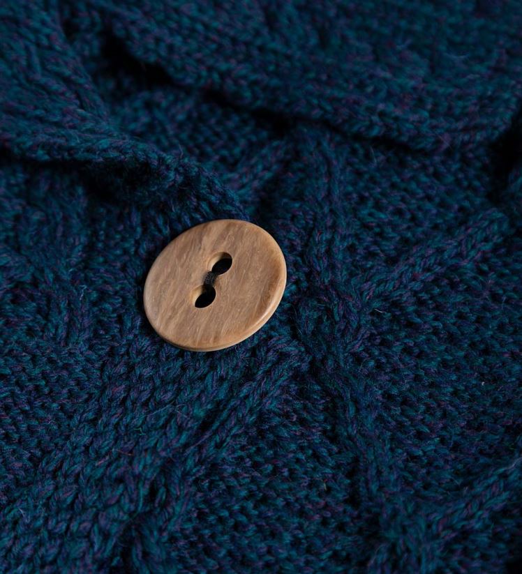 Plow & Hearth saisonniers et cadeaux Cardigan Corina en laine mérinos avec un seul bouton sur le devant - moutarde - l (12-14) 0BNZ2981