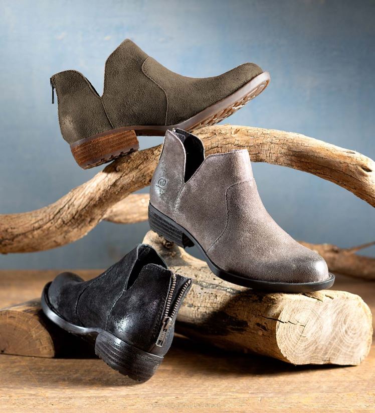 Plow & Hearth saisonniers et cadeaux born kerri bottines hautes/basses - vert foncé - 11 0BNZ3059