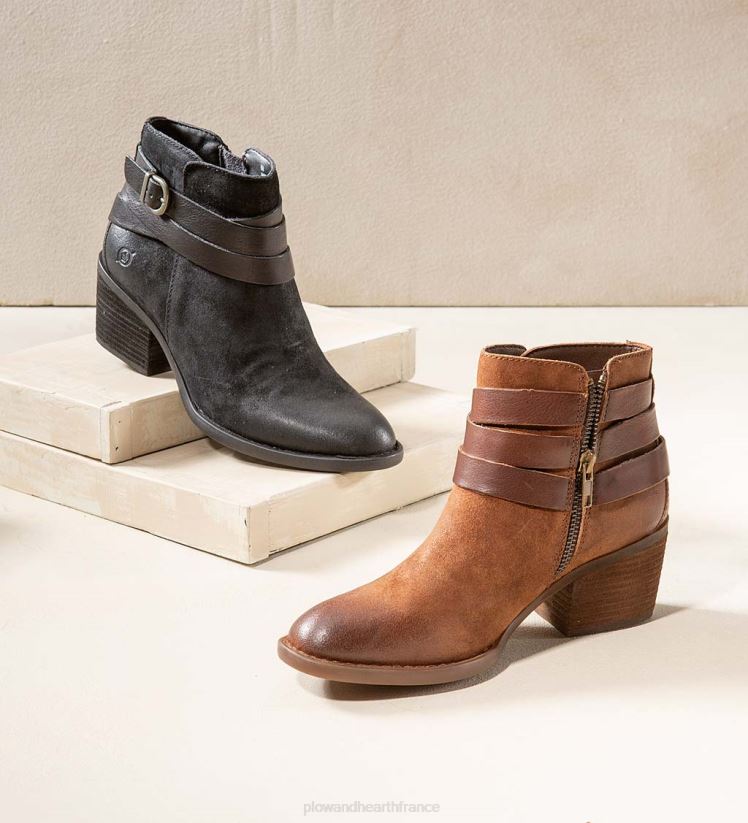 Plow & Hearth saisonniers et cadeaux born payton bottines zippées - noir - taille 9 0BNZ3060