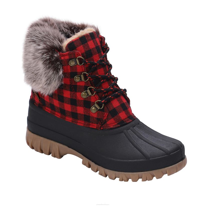Plow & Hearth saisonniers et cadeaux lamo bottes brielle femme - marron ciré - taille 5 0BNZ3040