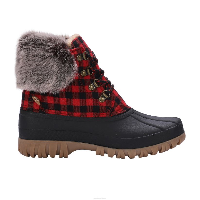 Plow & Hearth saisonniers et cadeaux lamo bottes brielle femme - marron ciré - taille 5 0BNZ3040